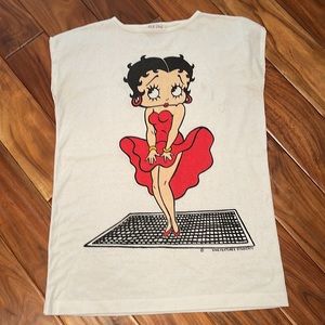 COPY - Vintage Betty Boop tshirt - double sided print
